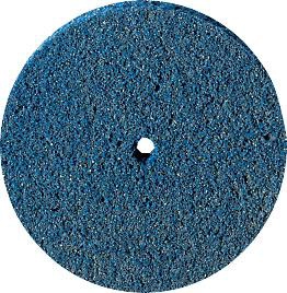 Polisher rubber disc with diamond without shank medium grade, 22x3 mm