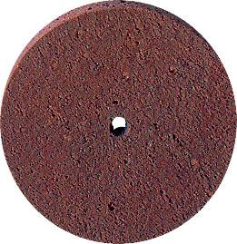 Polisher rubber disc with diamond without shank fine grade, 22x3 mm