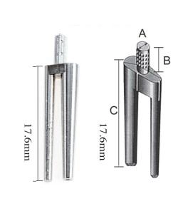 Antgaliukai modeliui Bi-Pin, 100 vnt.