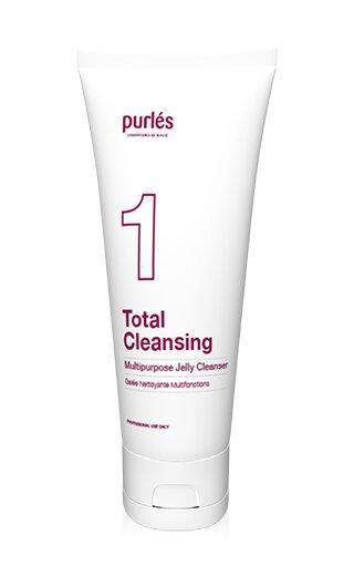Daugiafunkcinė gelinė valomoji priemonė veidui ir akims Total Cleansing 200ml, Purles 1 Daugiafunkcinė gelinė valomoji priemonė veidui ir akims Total Cleansing 200ml, Purles 1
