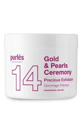 Nuostabusis veido pilingas Gold & Pearls Ceremony, 200ml, Purles 14