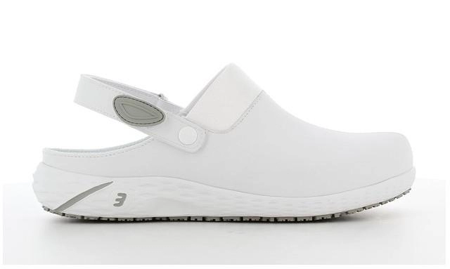 Sintetinės odos medicininės darbinės klumpės DANY, baltos