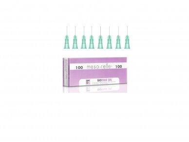 Adata mezoterapijai 33G (0,20) x 4mm, AM334, žalios spalvos, Biotekne, (kaina nurodyta už 1 vnt, pakuotėje 100 vnt, parduodama tik pakuotėmis) Adata mezoterapijai 33G (0,20) x 4mm, AM334, žalios spalvos, Biotekne, (kaina nurodyta už 1 vnt, pakuotėje 100 vnt, parduodama tik pakuotėmis)