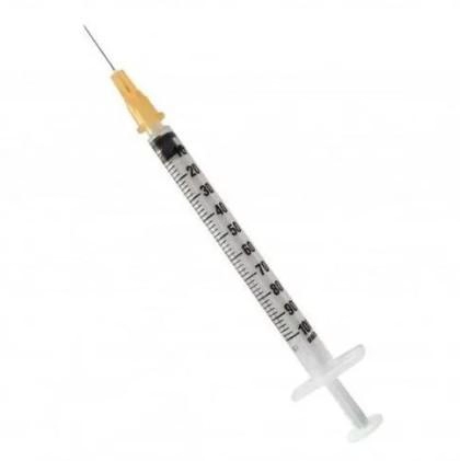 Insulininiai švirkštai, sterilūs, 1 ml, 100 vnt.