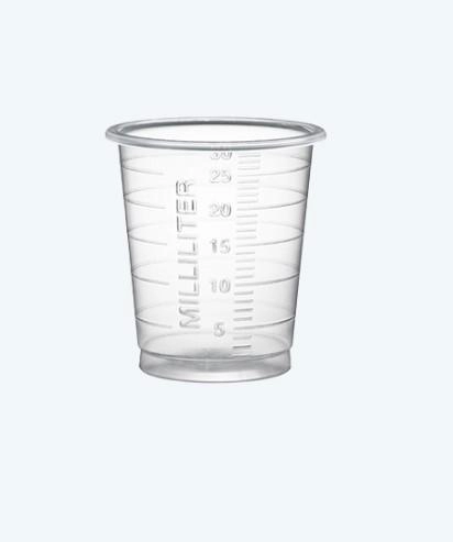 Eco Medicininė vaistų taurelė, 30 ml, 90 vnt. Eco Medicininė vaistų taurelė, 30 ml, 90 vnt.