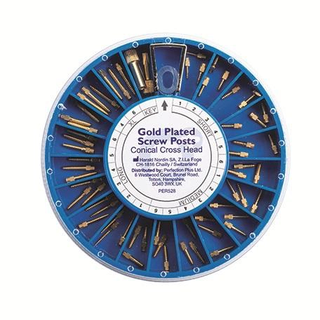 Plieniniai intrapulpariniai sraigtai, rinkinys 60 vnt.