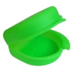 Orthodontic box, large, green, 4 x 7,9 x 8 cm Orthodontic box, large, green, 4 x 7,9 x 8 cm