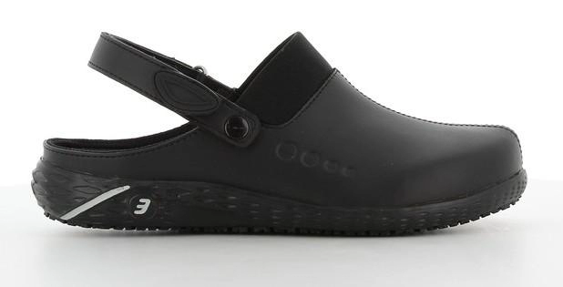 Sintetinės odos medicininės darbinės klumpės DANY, juodos