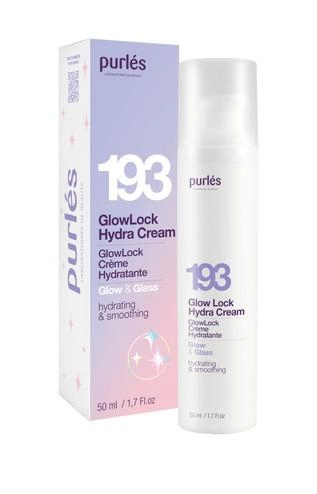 Kremas veidui drėkinantis, GlowLock Hydra Cream, Glow & Glass, 50ml, Purles 193